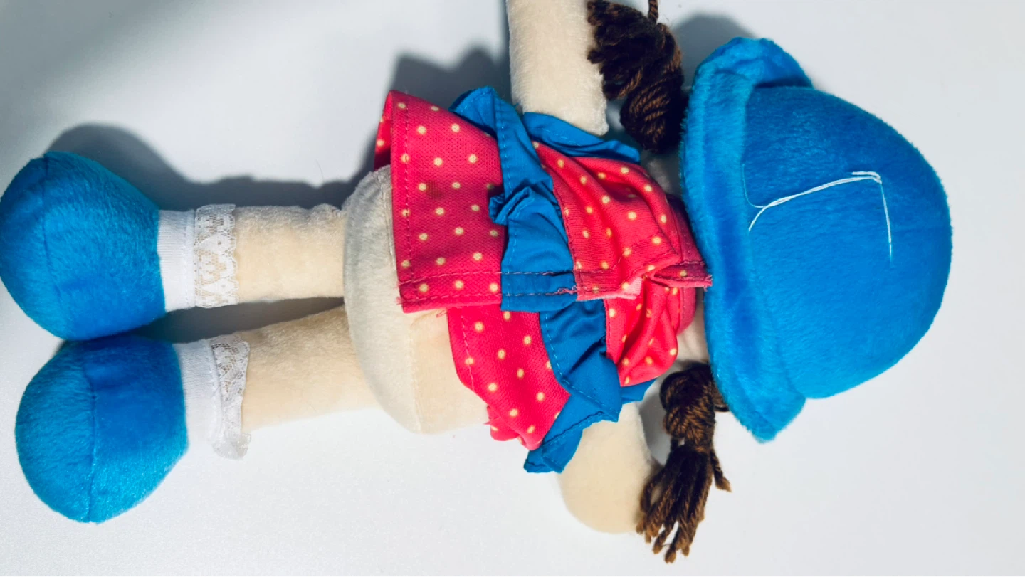 Soft Rag Doll Girl 11.5” Plush Cloth Doll - photo 2