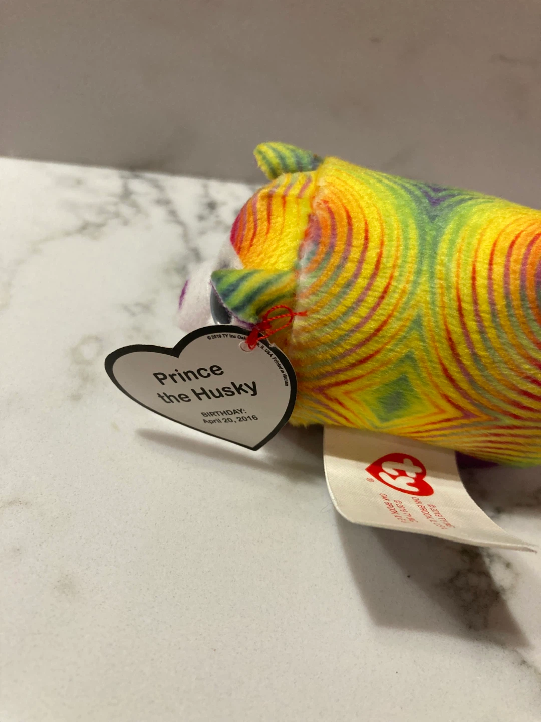 ⚽️Ty Beanie Babies Prince the Husky Plush Toy - photo 2