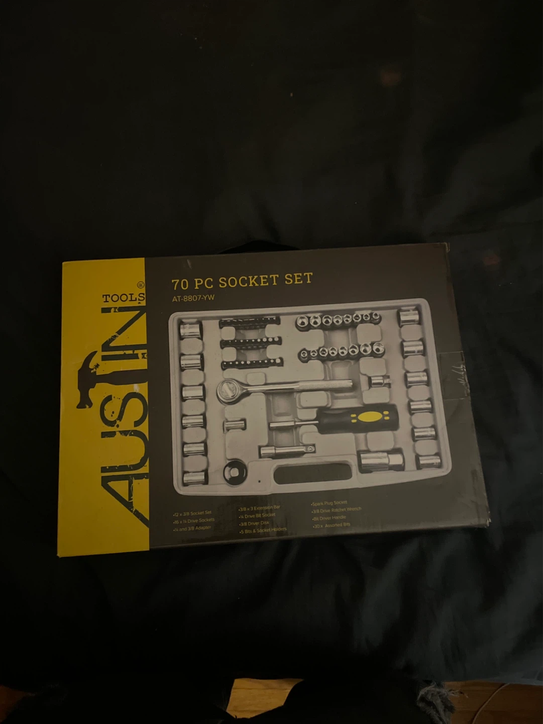Austin Tools 70 PC Socket Set AT-8807YW