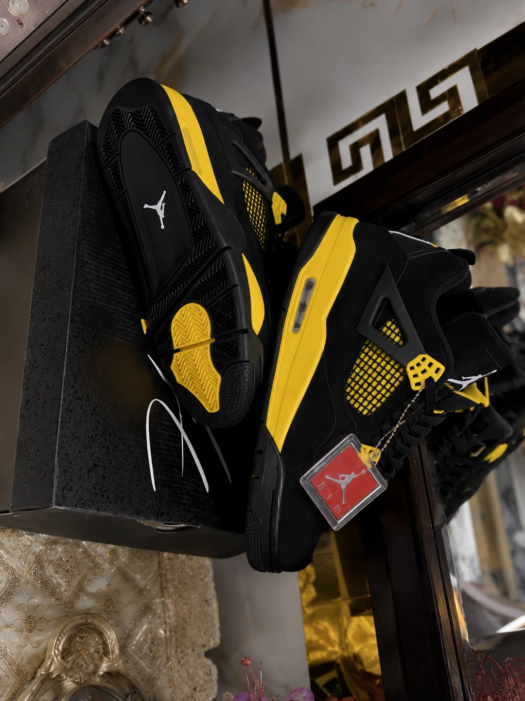Air Jordan 4 "Lightning" Sneakers - photo 5