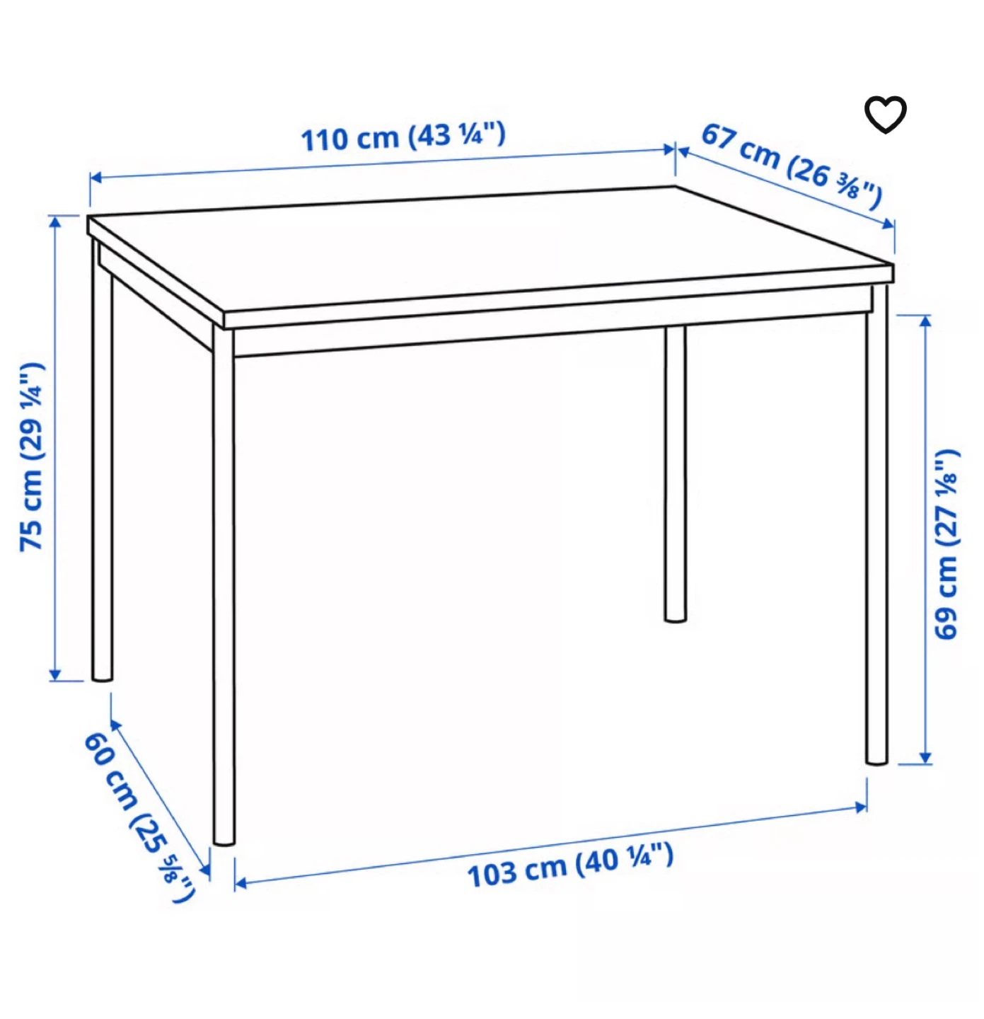 IKEA SANDSBERG Black Table and chair set - photo 4