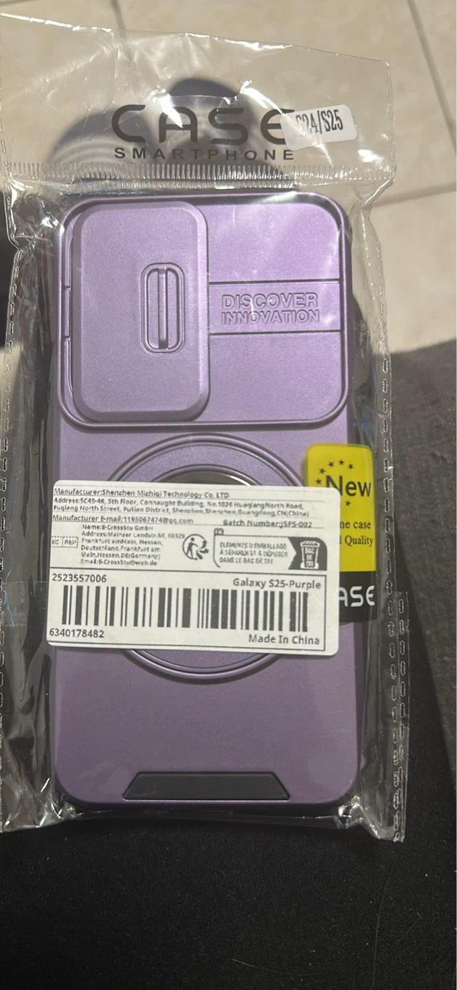 CASE TPU Galaxy S25 Purple Phone Case with Camera Cover - photo 2