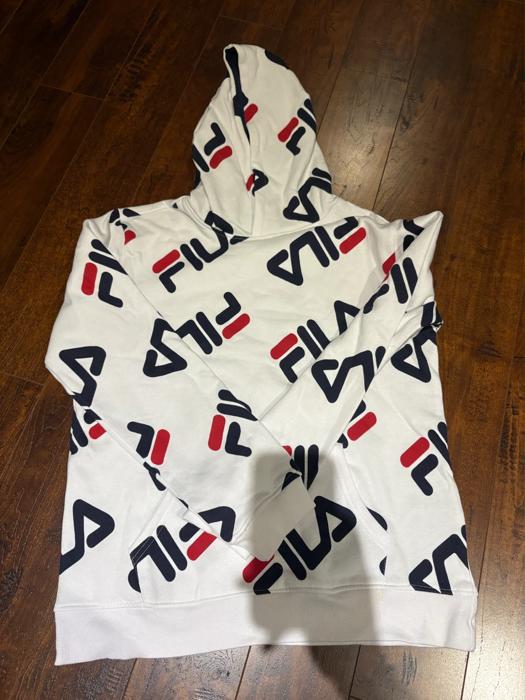Fila All Over Logo Hoodie