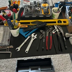 Assorted Tools and Drill Bits