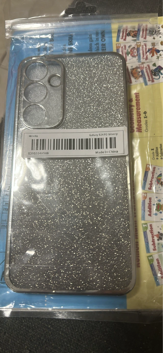 Galaxy S24 FE Case - Silver Glitter - photo 2