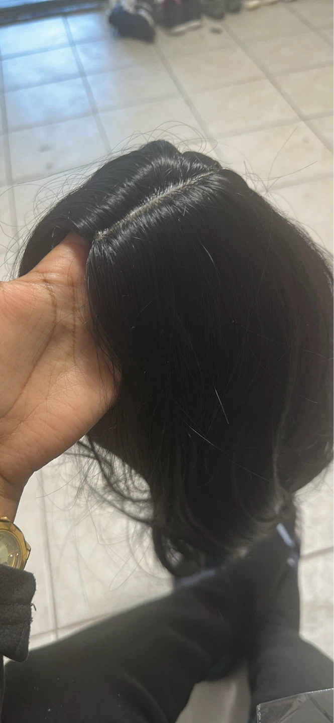 Black synthetic wig