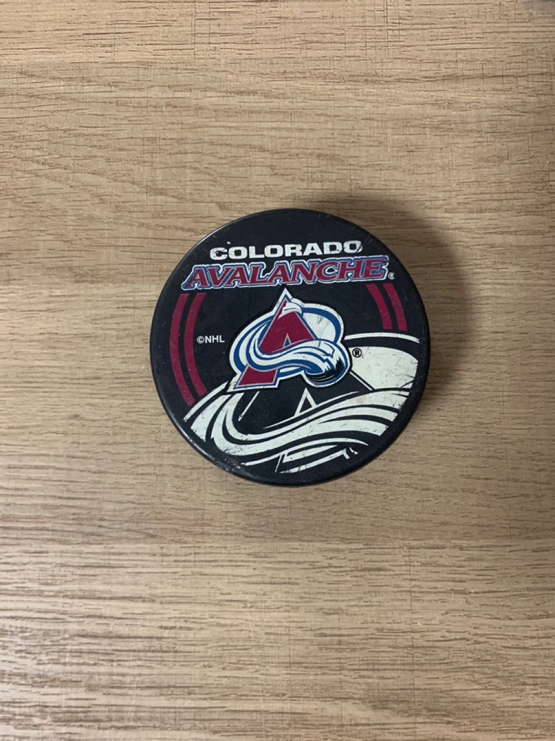 Colorado Avalanche NHL Puck