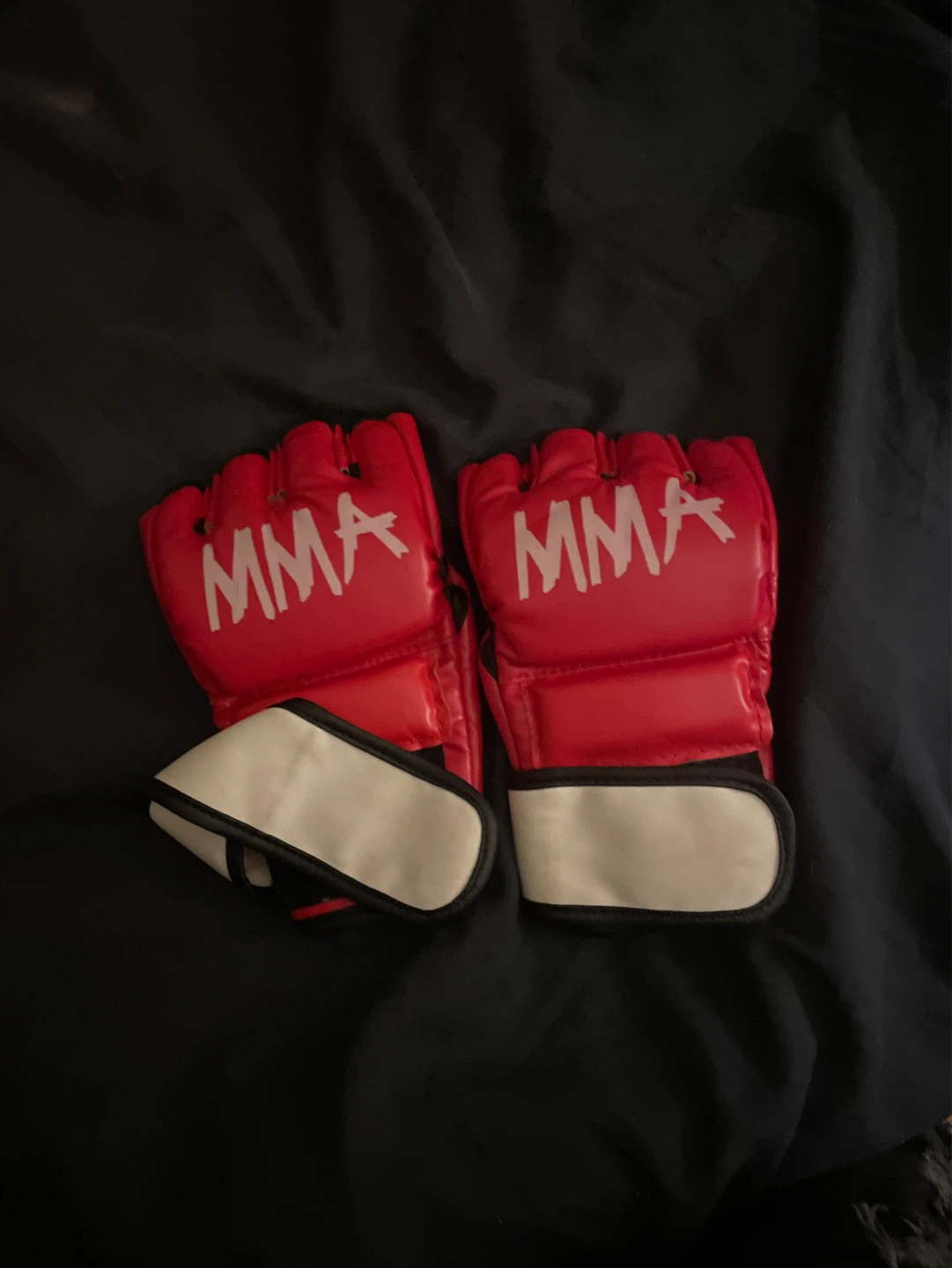 Red MMA Training Gloves