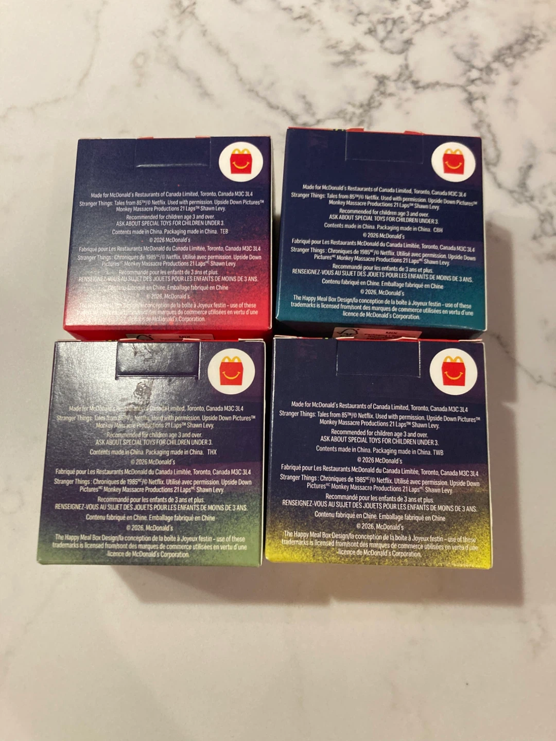 ⚽️McDonald's Happy Meal Box - Stranger Things - photo 2