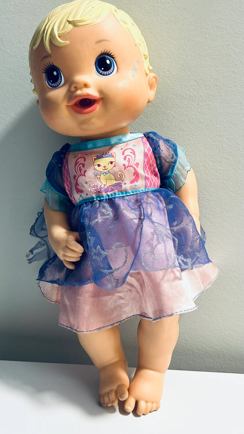 Baby Alive doll by Hasbro (2011), approximately 12 inches tall.