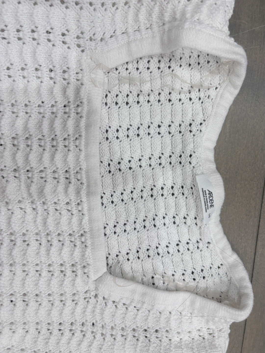 Ardene White Cropped Knit Sweater - photo 2