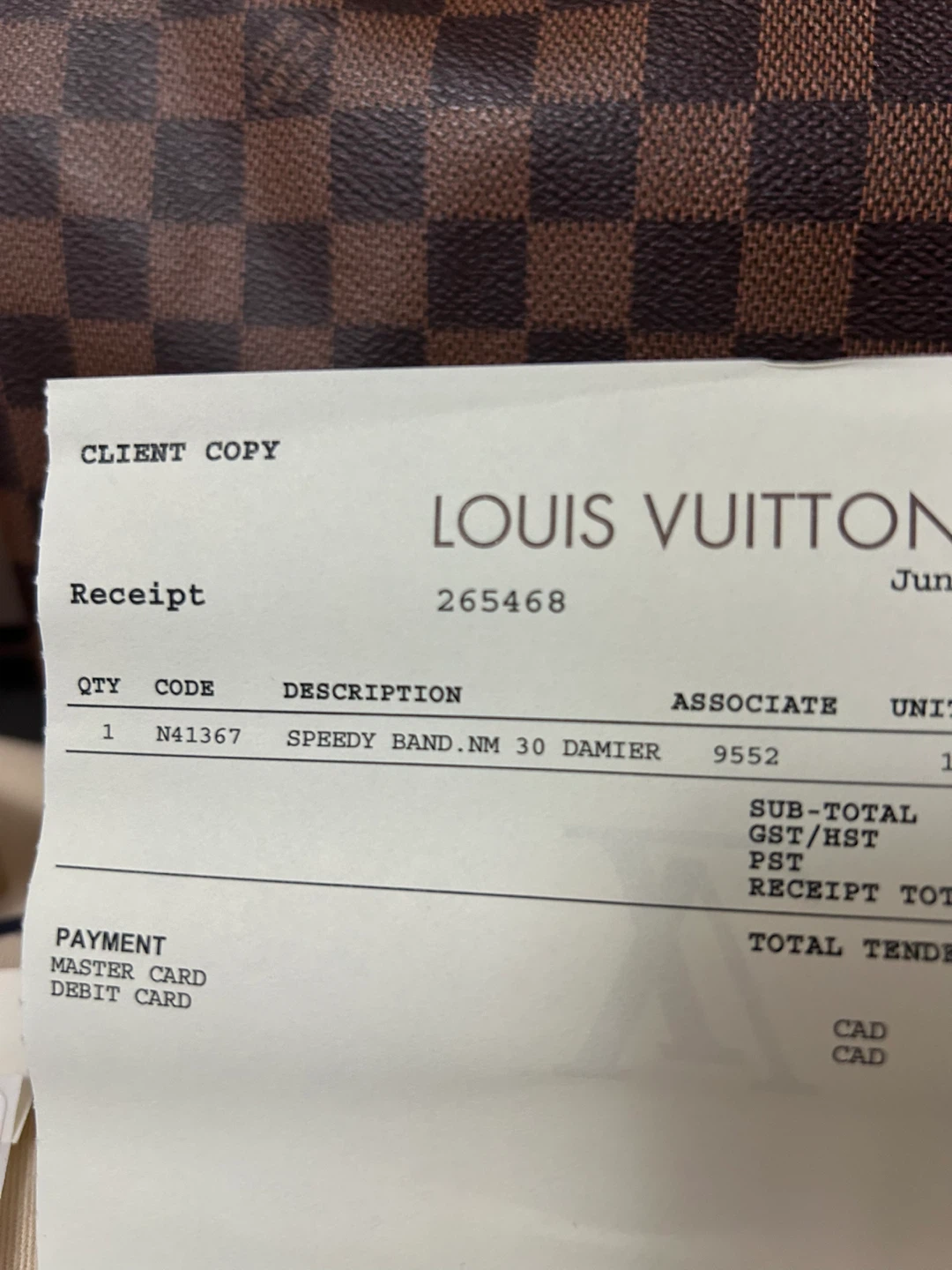 💯 Authentic Louis Vuitton Speedy Bandouliere 30 Damier Ebene - photo 3