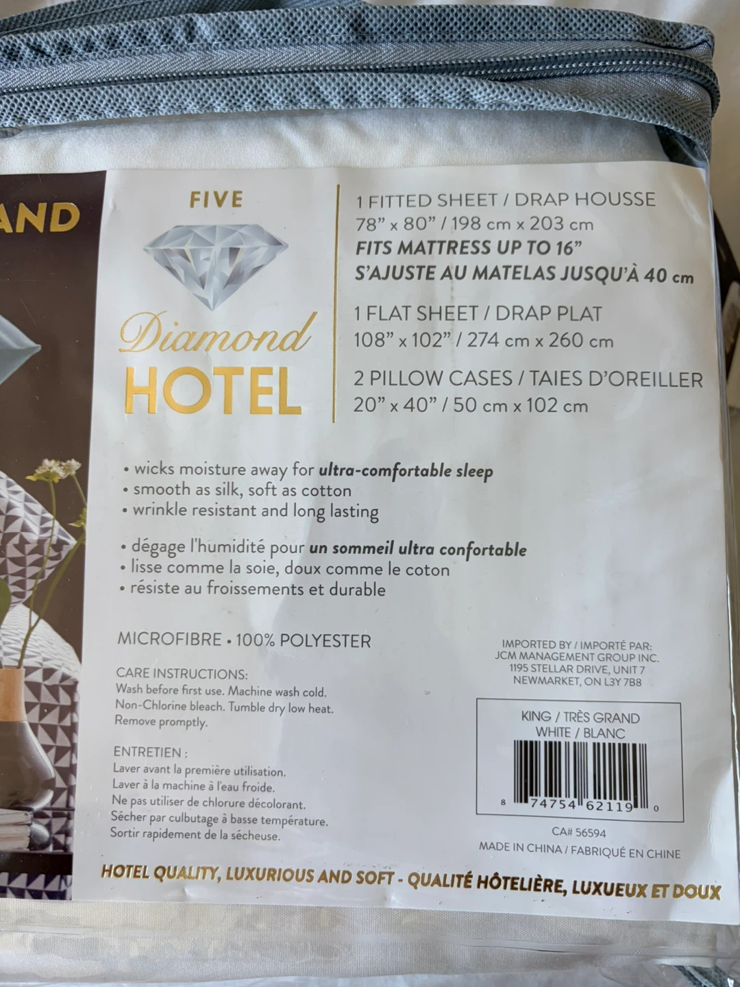 Five Diamond Hotel King 4 Piece Sheet Set - photo 3