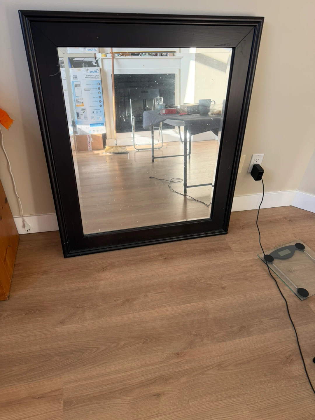 Black Framed Mirror