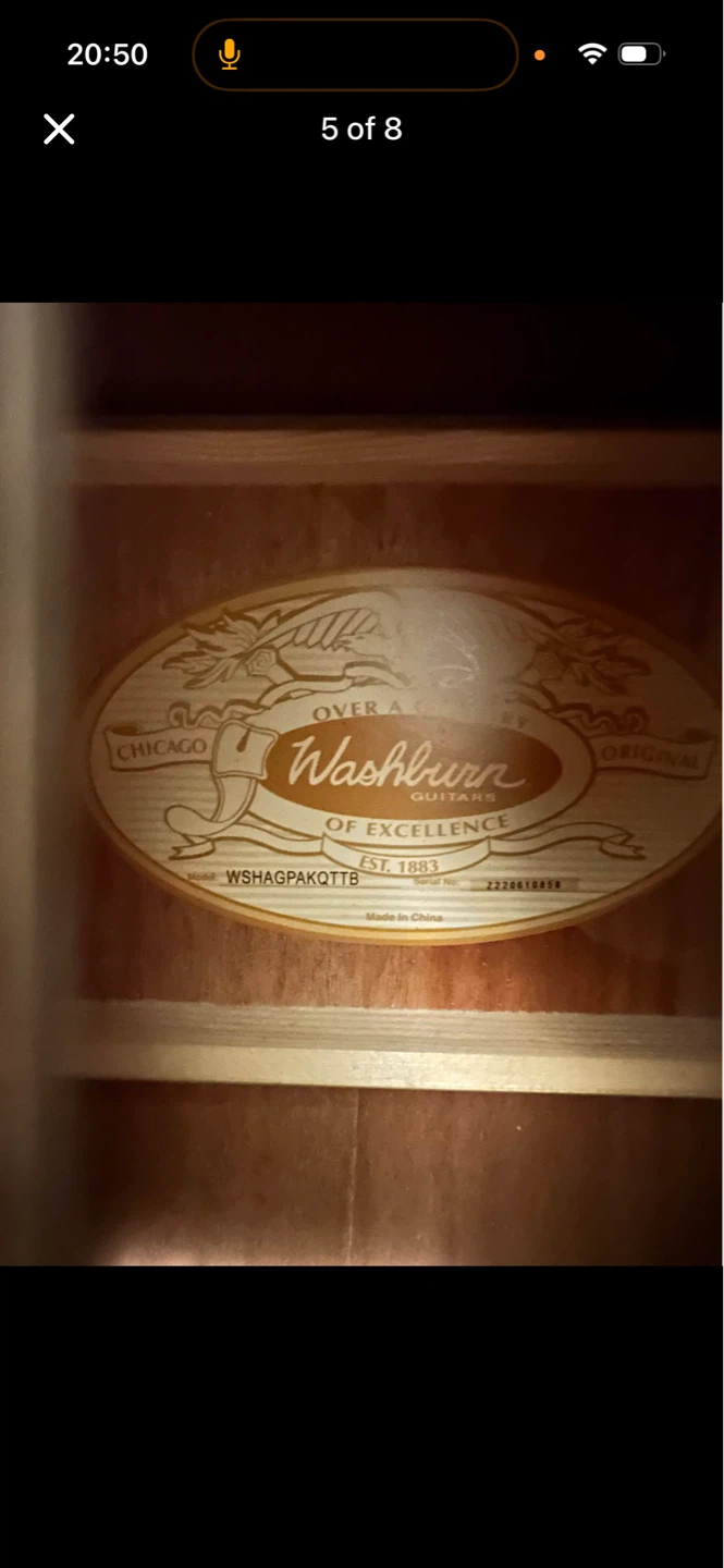 Washburn Guitar - photo 4