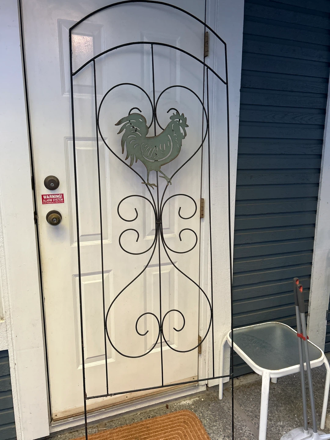 Decorative Metal Rooster trellis - photo 2