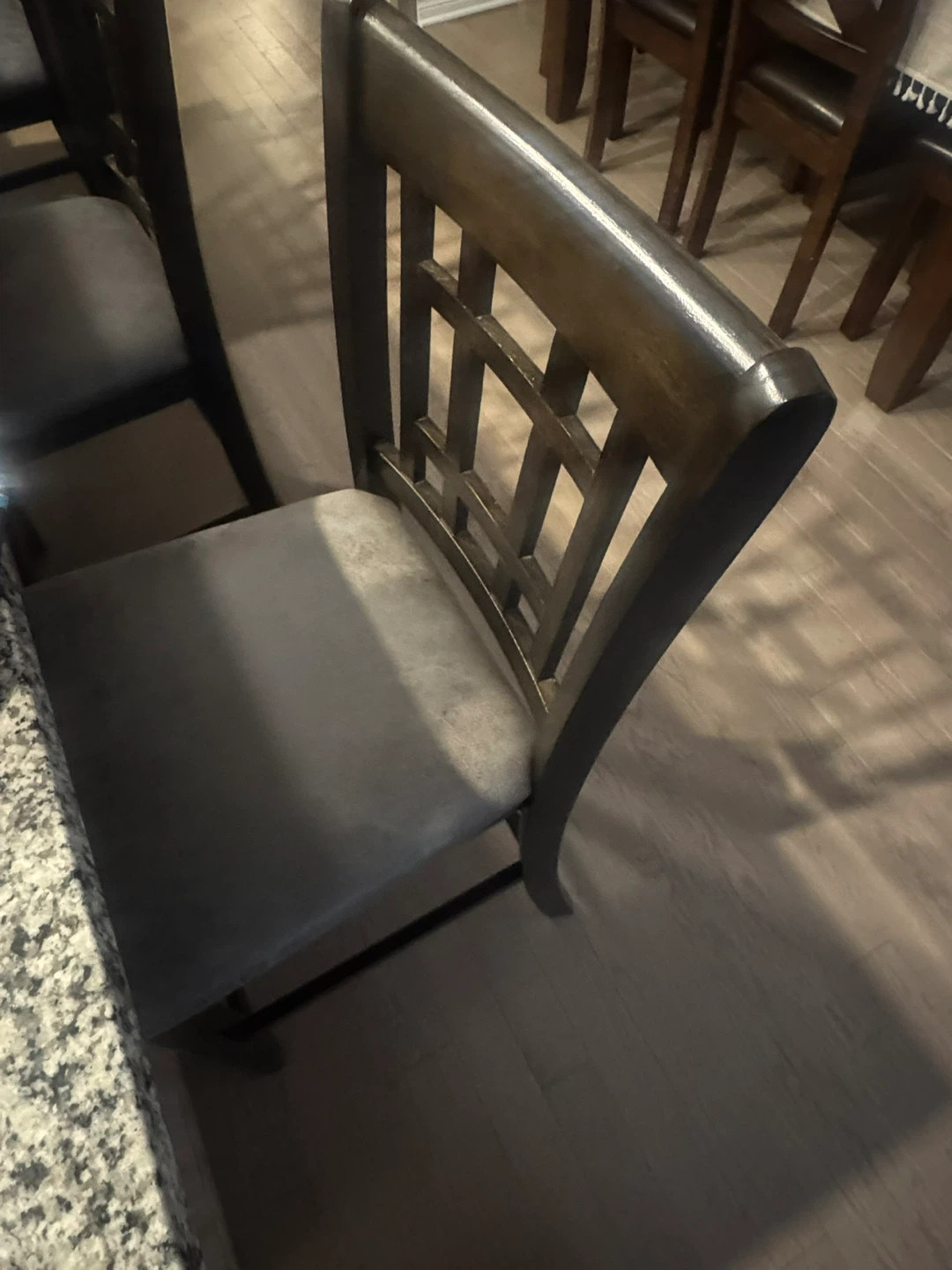 Dena Dining Table Set with Extension - Grey