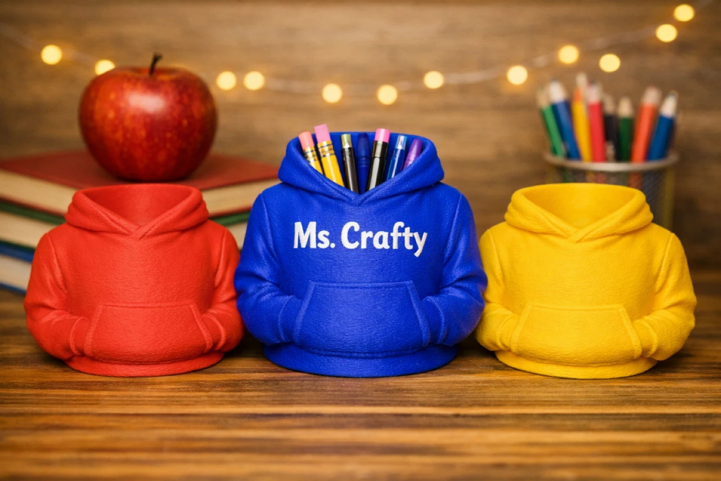 3D Printed Hoodie Pen/Desk Organizer teachers gift - photo 2