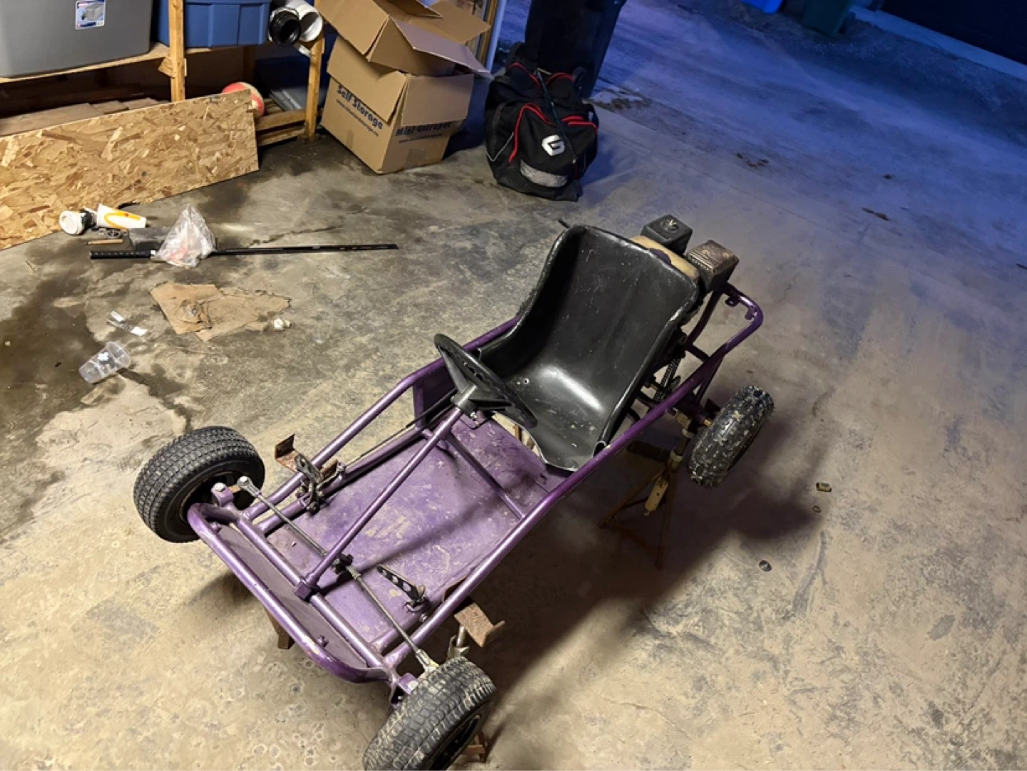 Purple Go-Kart