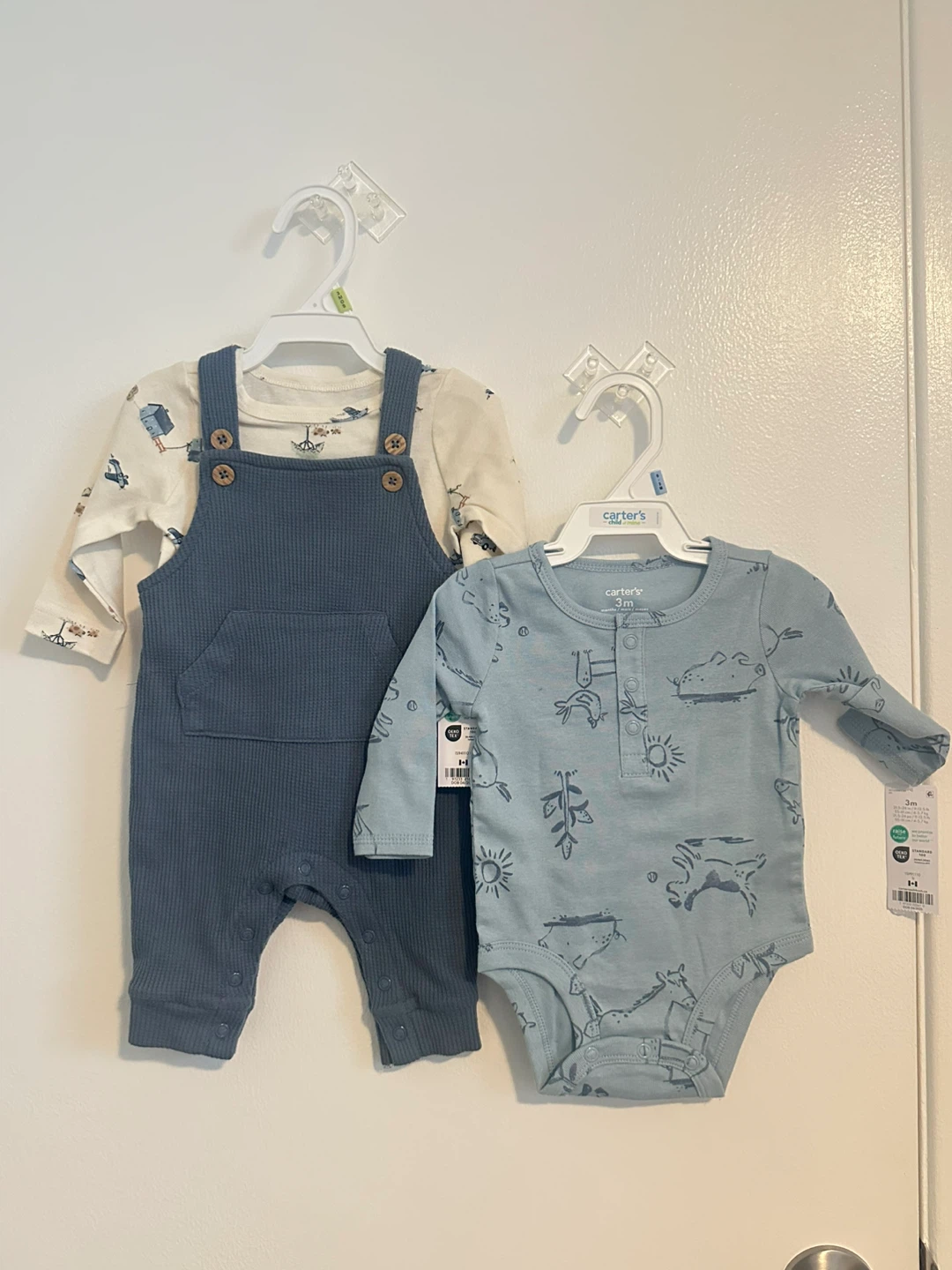 Carter's Baby Boy Overalls & Bodysuit Set ⚽