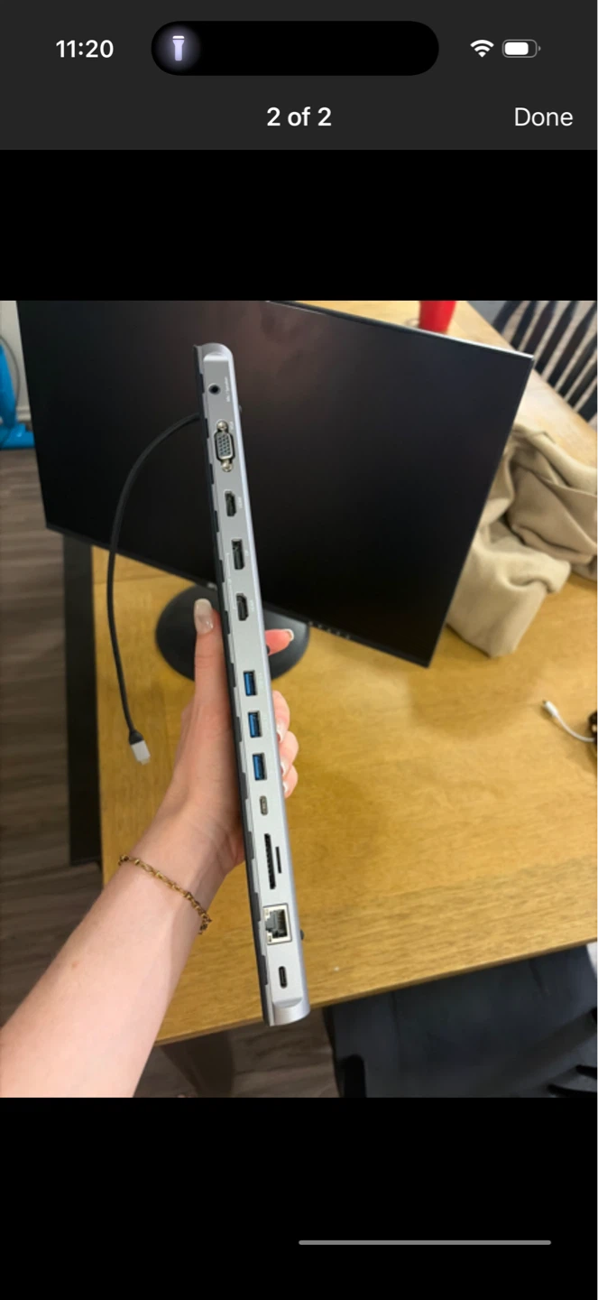 Monitor and Port Extender with power capability - photo 2
