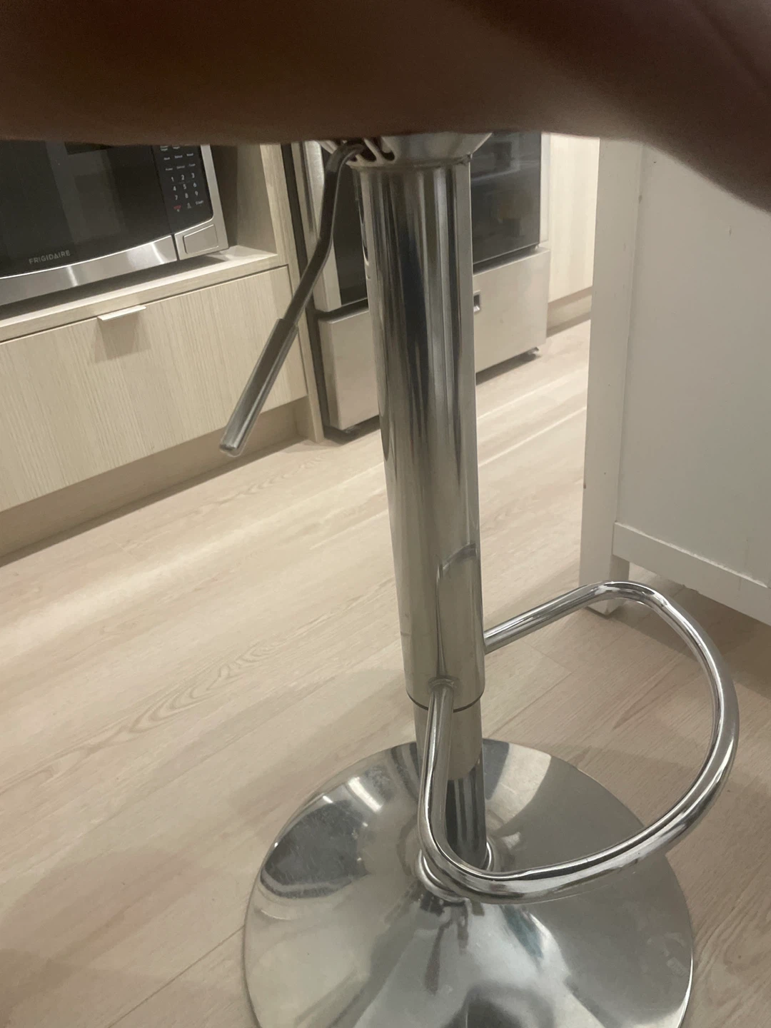 Adjustable Swivel Bar Stool - Brown - photo 5
