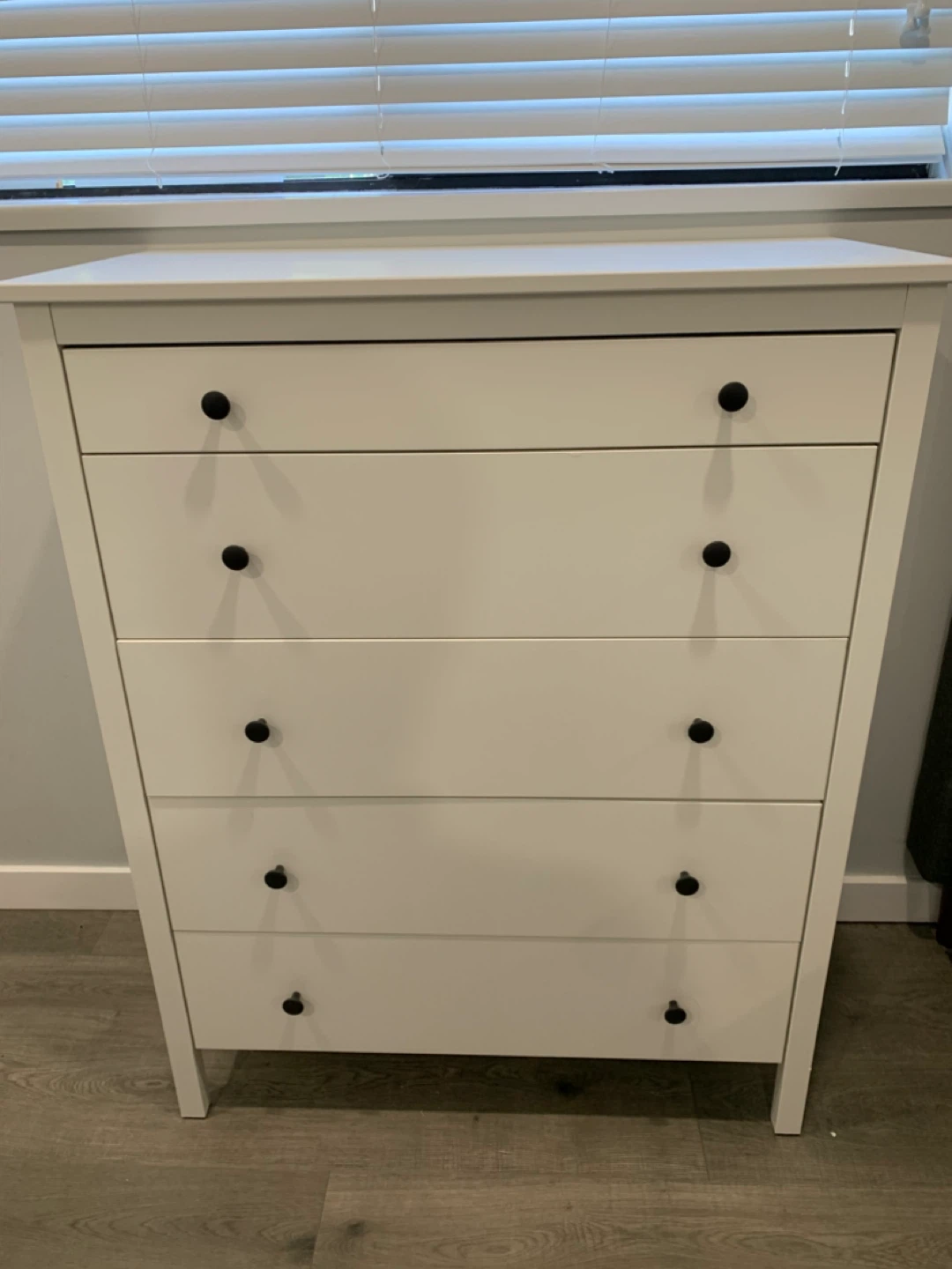 Ikea White 5-Drawer Dresser