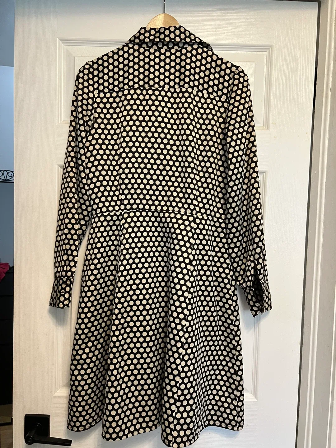⚽ Polka Dot Button-Up Dress - photo 2