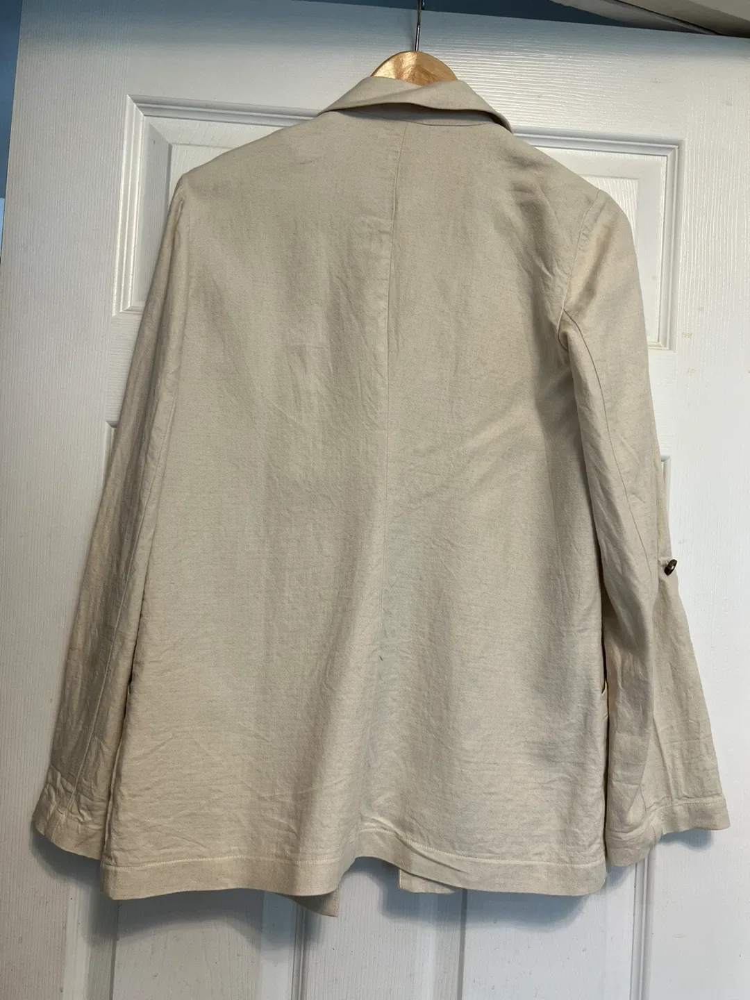 Beige Linen Blend Blazer - photo 2
