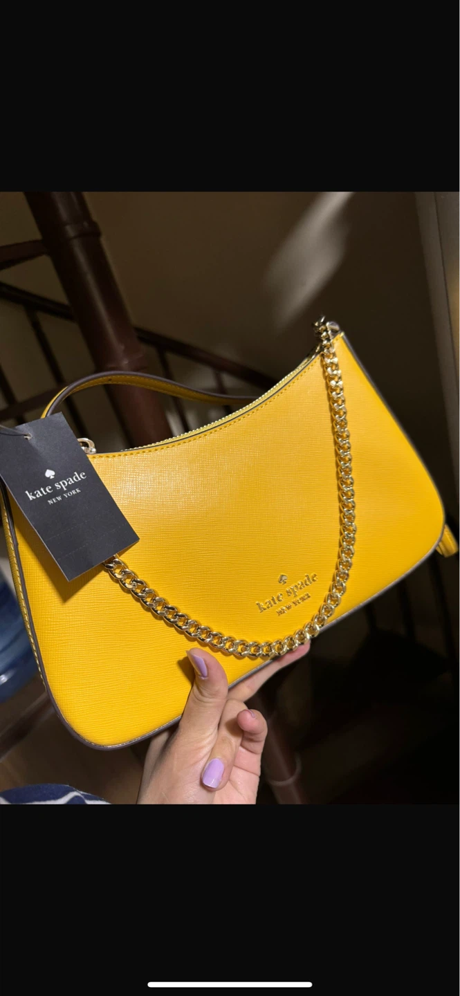 Kate Spade Madison Convertible Medium Crossbody Bag - Yellow
