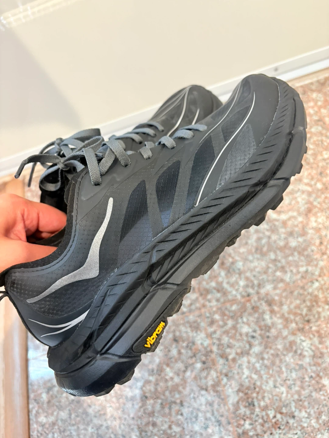 Hoka Black Trail Running Shoes(Mafate Speed Lite4) - photo 2