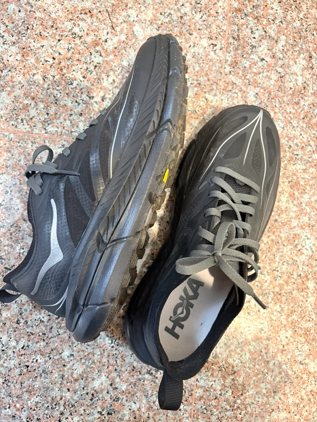 Hoka Black Trail Running Shoes(Mafate Speed Lite4) - photo 3