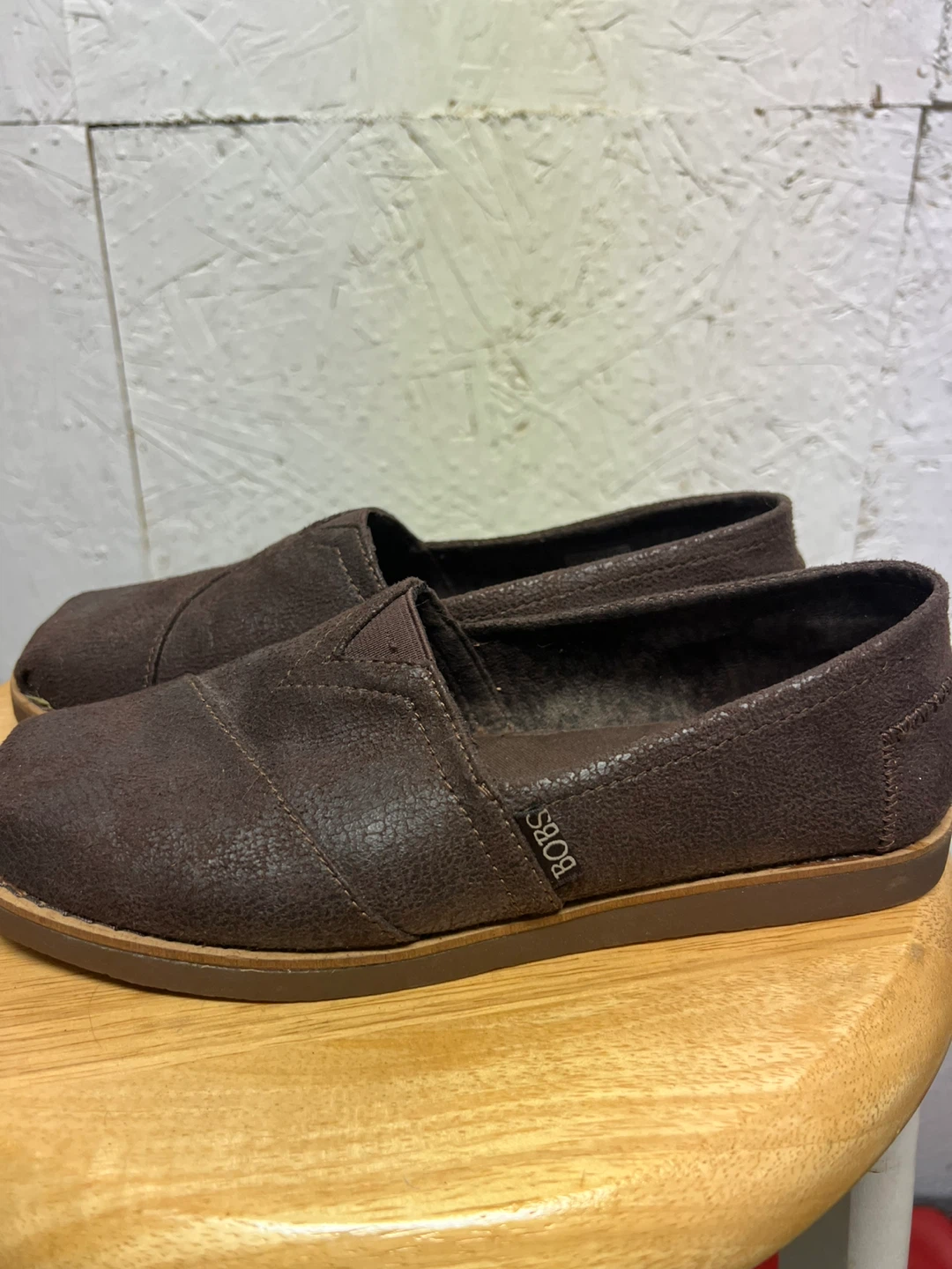 ⚽ Bobs by Skechers Women's Brown Slip-On Shoes - photo 2