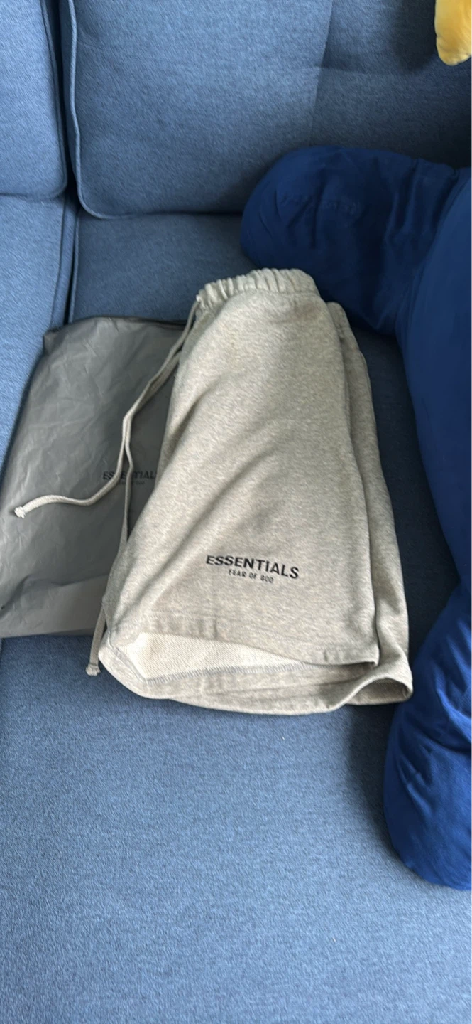 ESSENTIALS Fear of God Grey Sweat Shorts