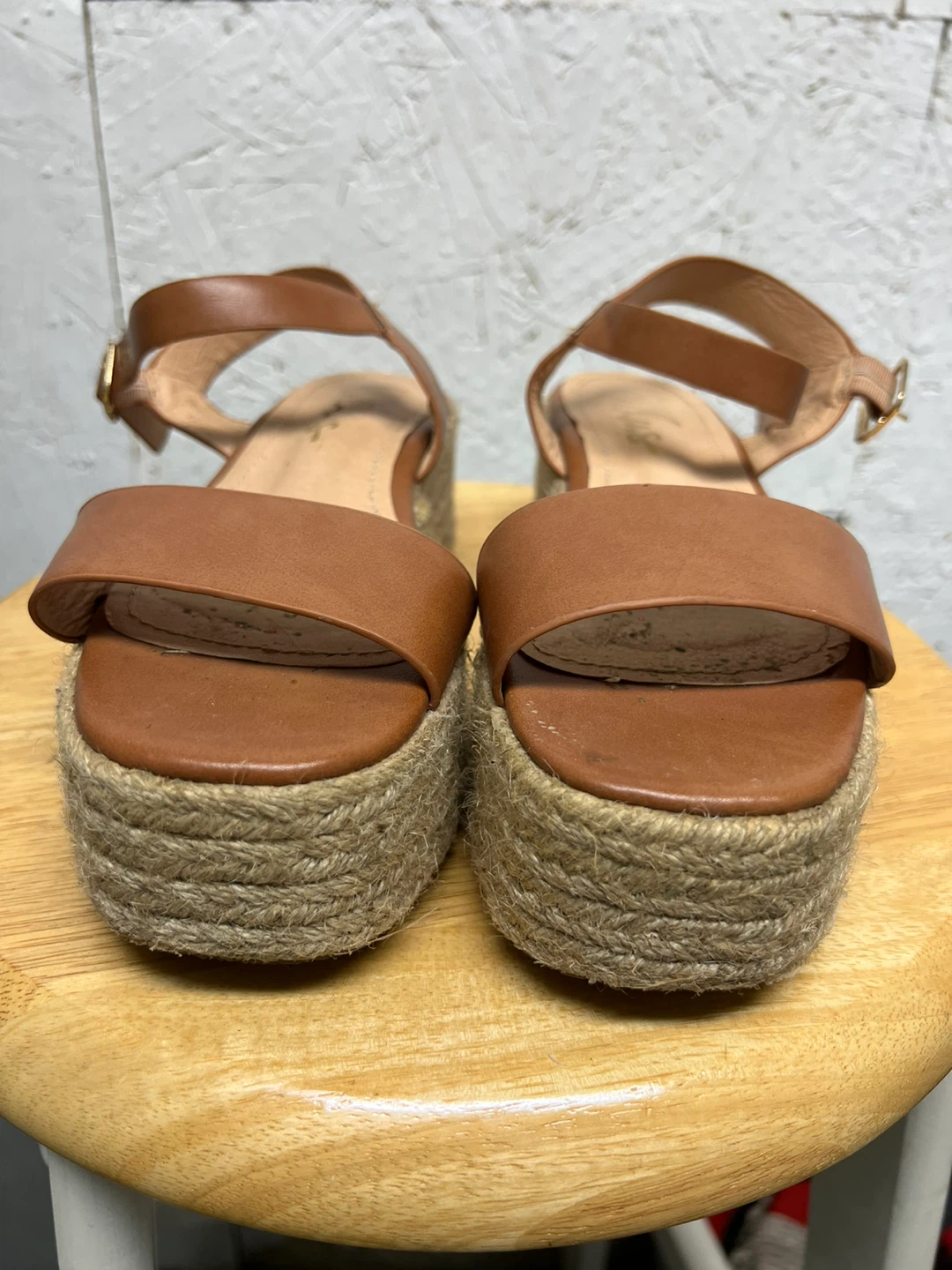 ⚽ Lulus Tan Espadrille Platform Sandals - photo 2