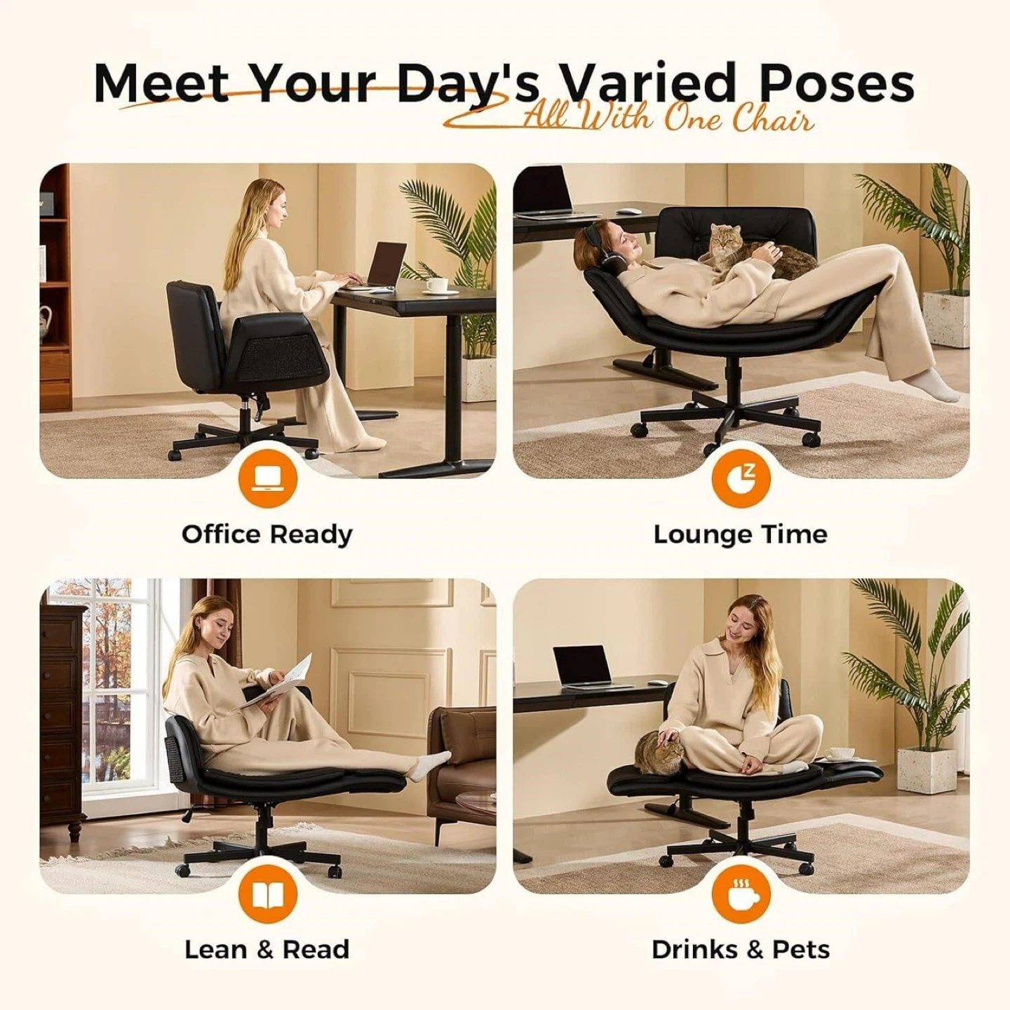 Black Office Chair - photo 4