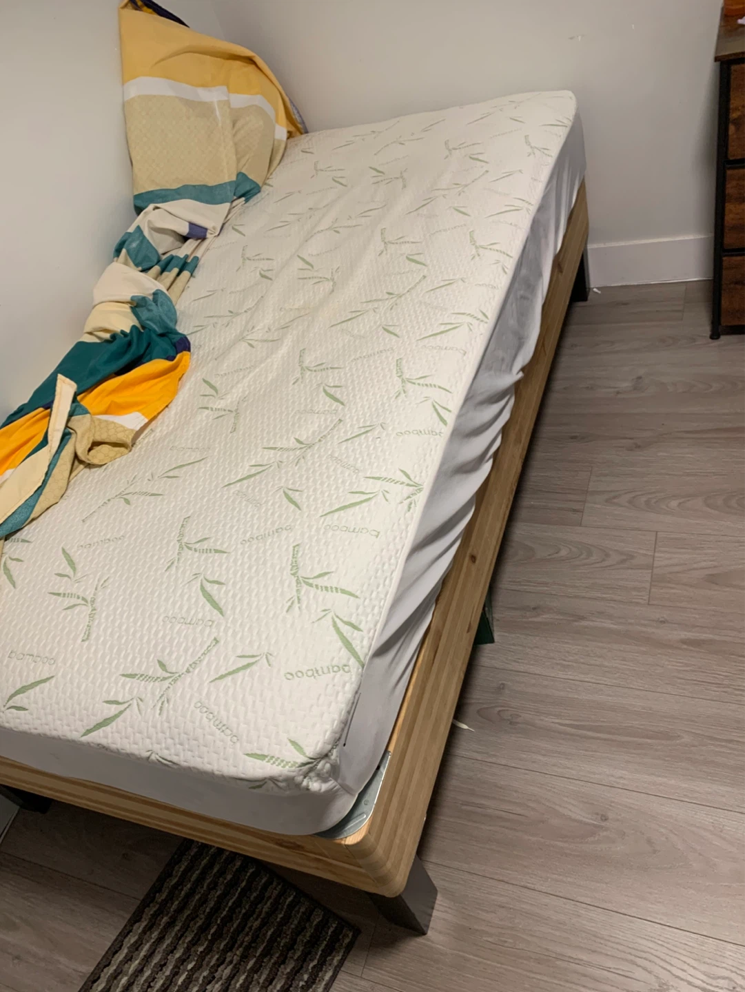 Twin Bed Frame with Mattress - photo 2