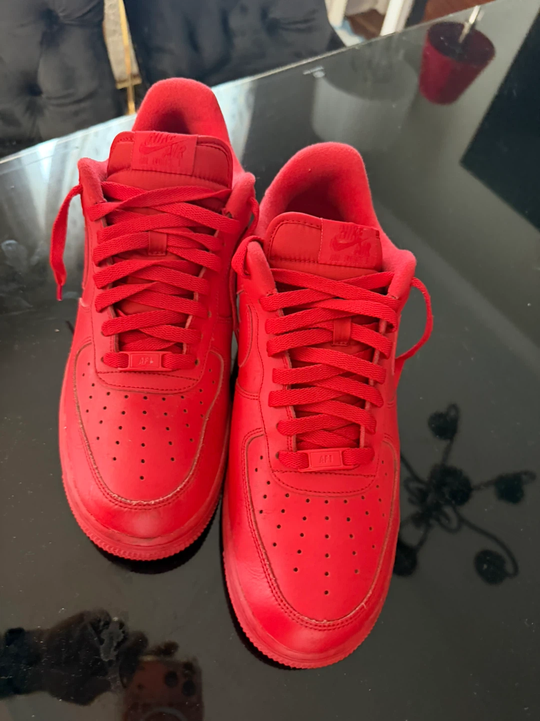Nike Air Force 1 Low Red Sneakers - photo 2
