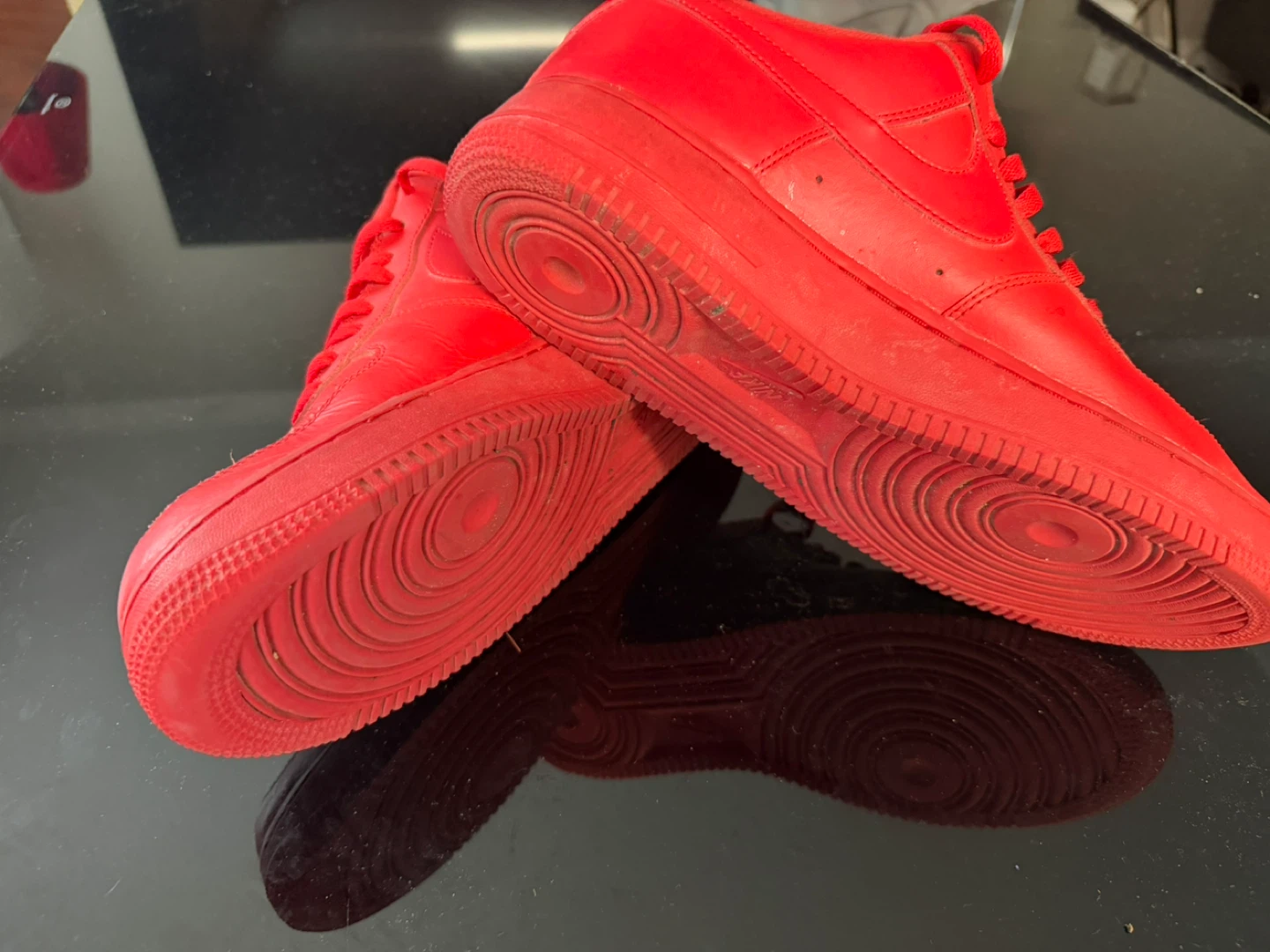 Nike Air Force 1 Low Red Sneakers - photo 4