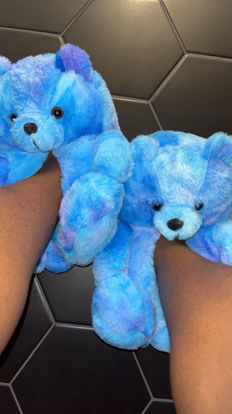 Plush Teddy Bear Slippers - photo 3