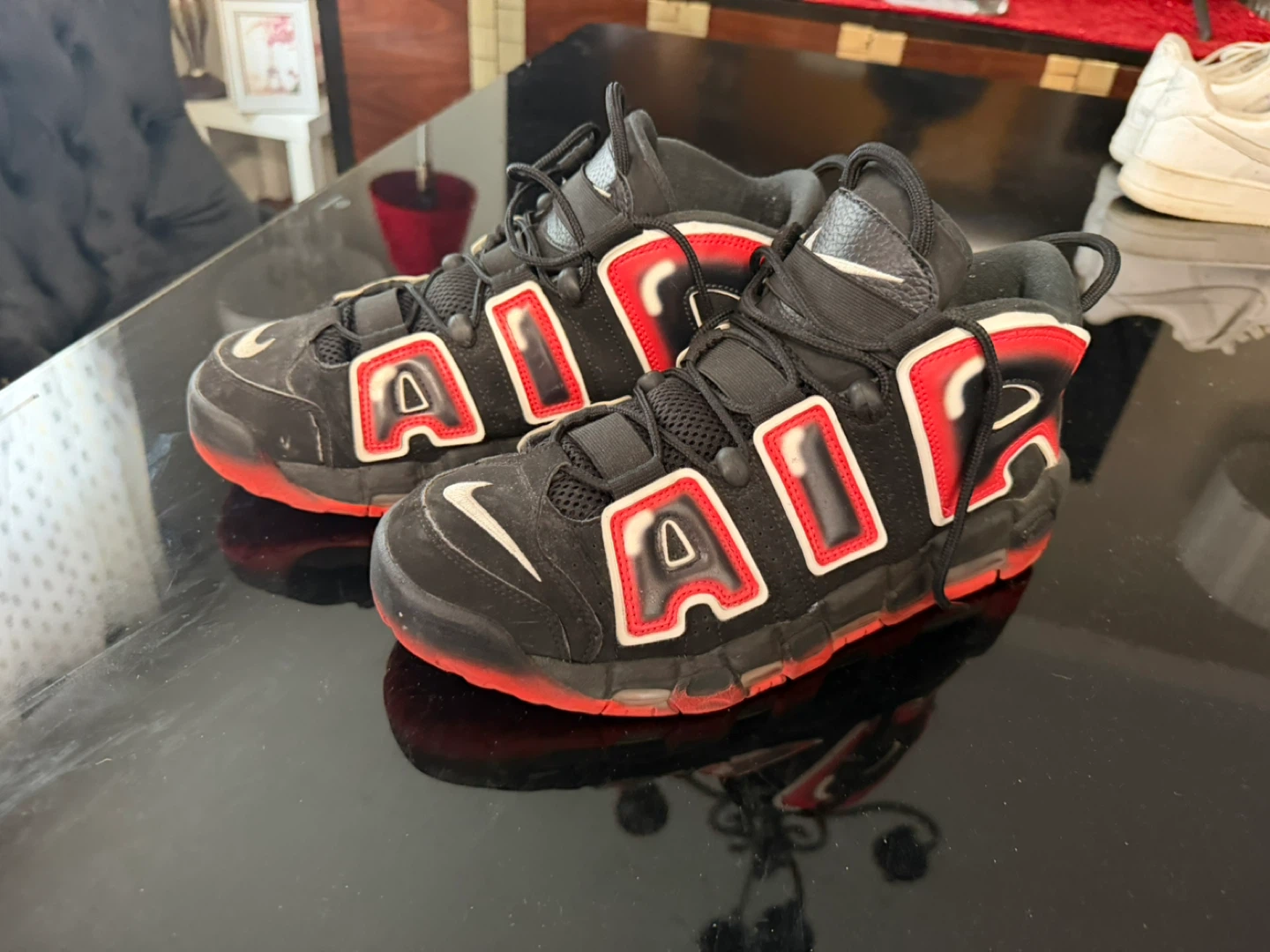 Nike Air More Uptempo Shoes - Size US 10.5 - photo 3