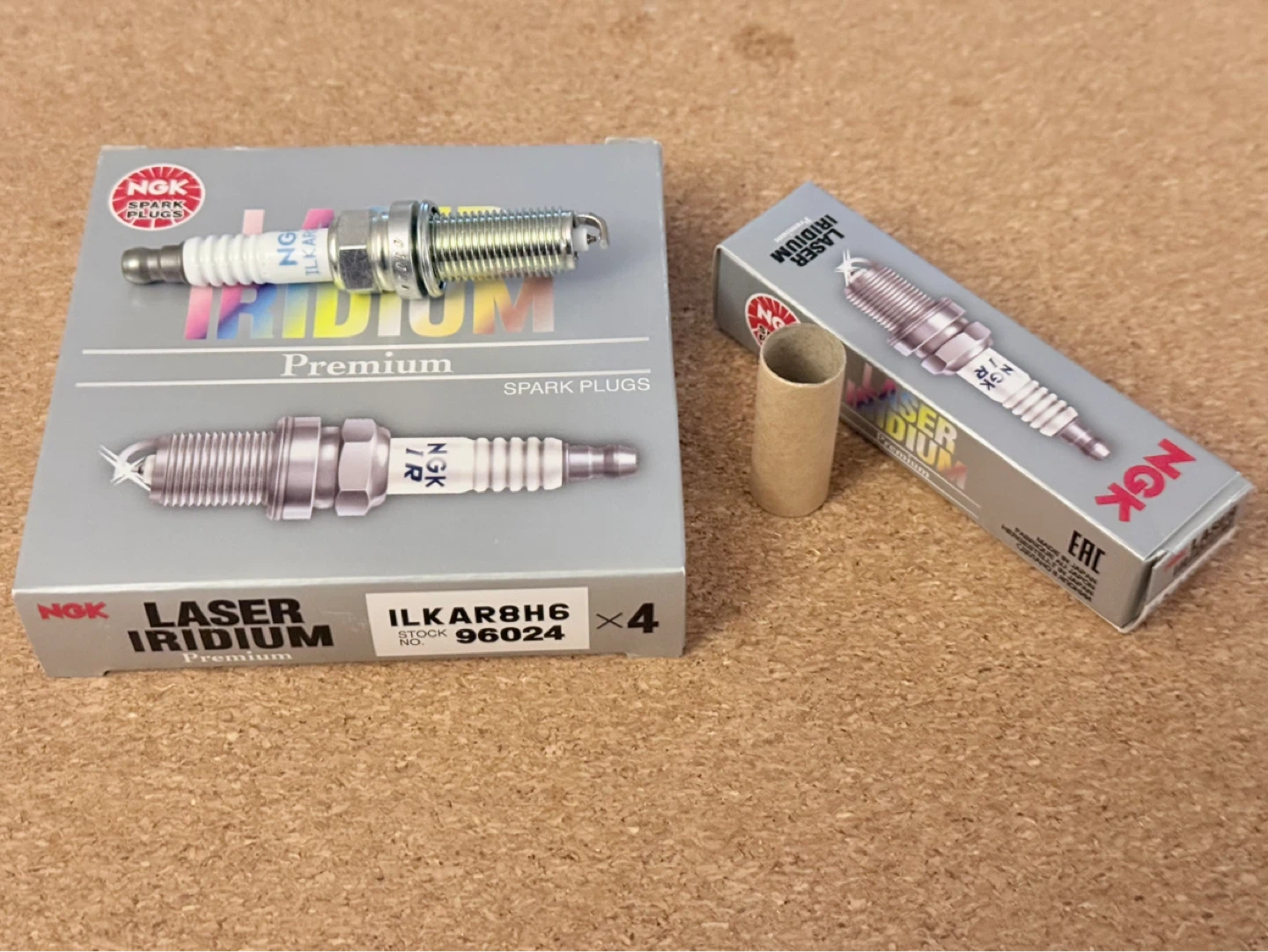NGK Laser Iridium Spark Plugs (x4) for SUBARU