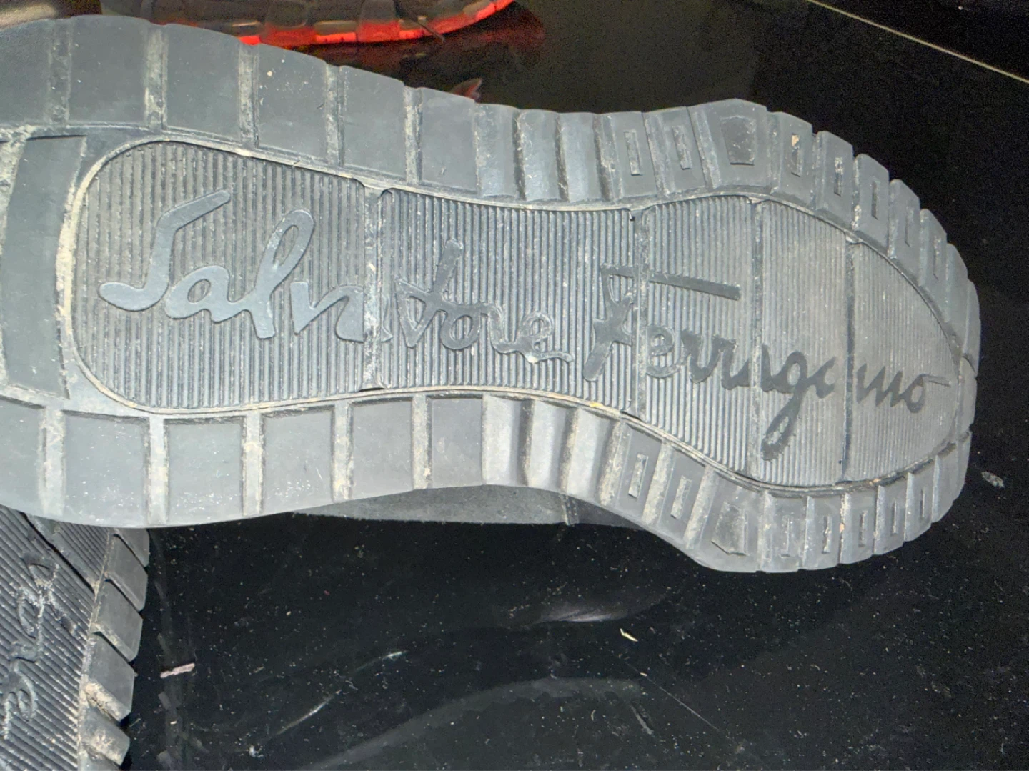 Salvatore Ferragamo Black Suede Sneakers - photo 5