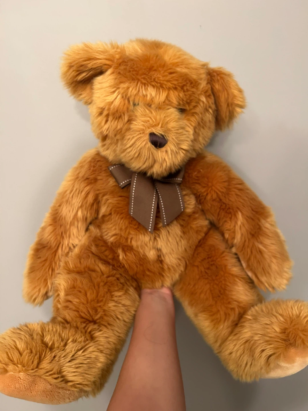 Brown Teddy Bear with Bow
