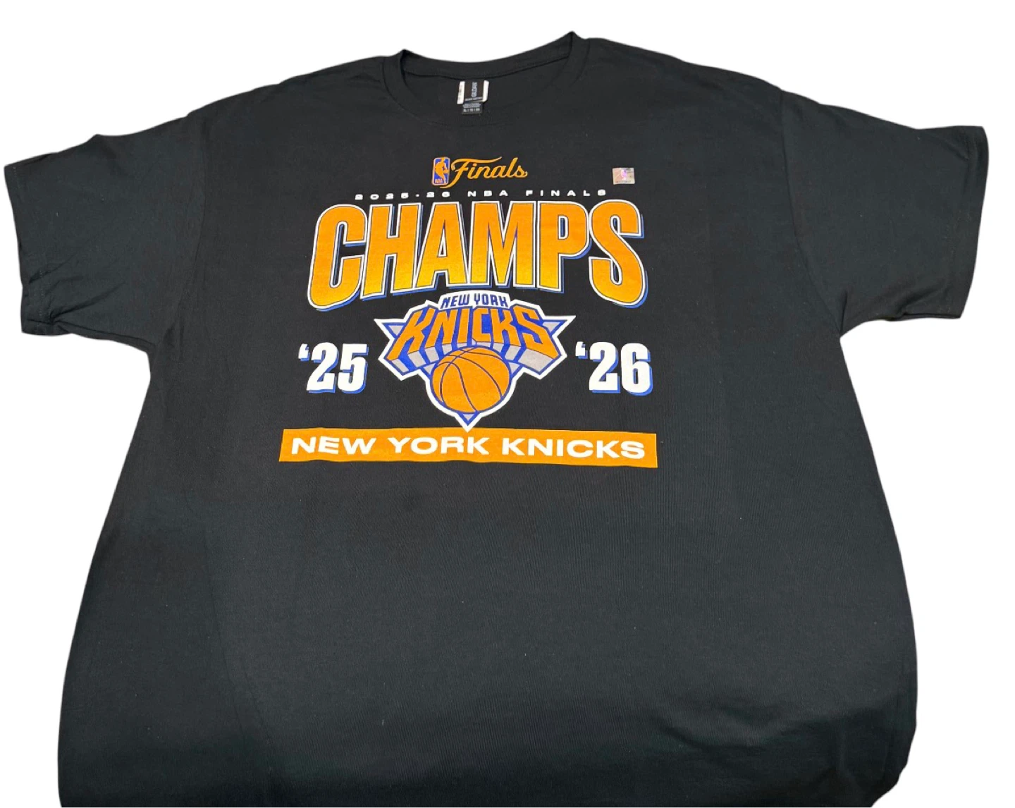 ⚽ New York Knicks 2025-26 NBA Finals Champs T-Shirt - photo 2