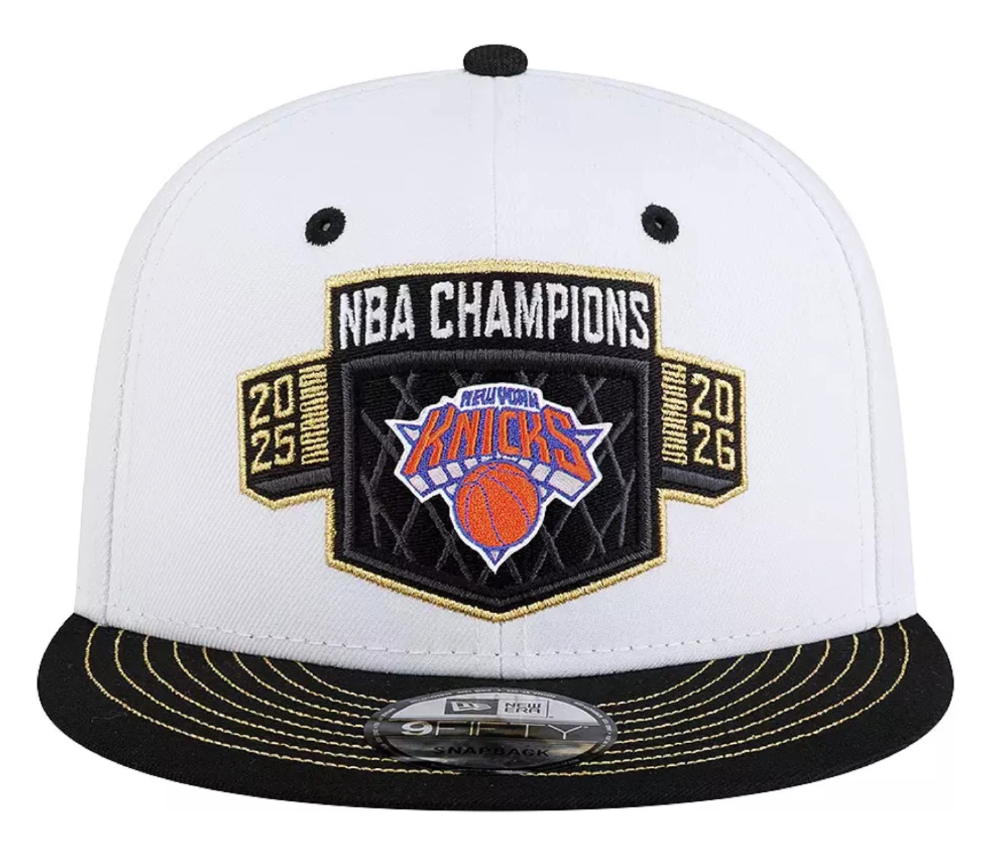 ⚽ New Era NBA Champions New York Knicks Snapback Hat 2025-2026 - photo 2