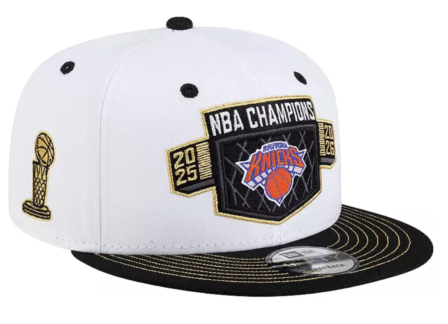 ⚽ New Era NBA Champions New York Knicks Snapback Hat 2025-2026 - photo 3