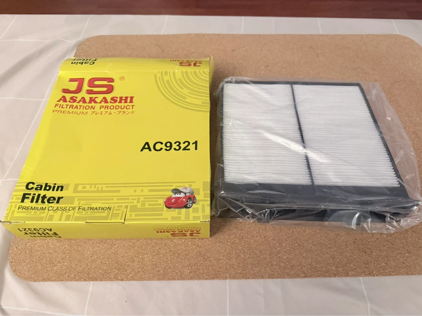 JS Asakashi AC9321 Cabin Filter for Subaru