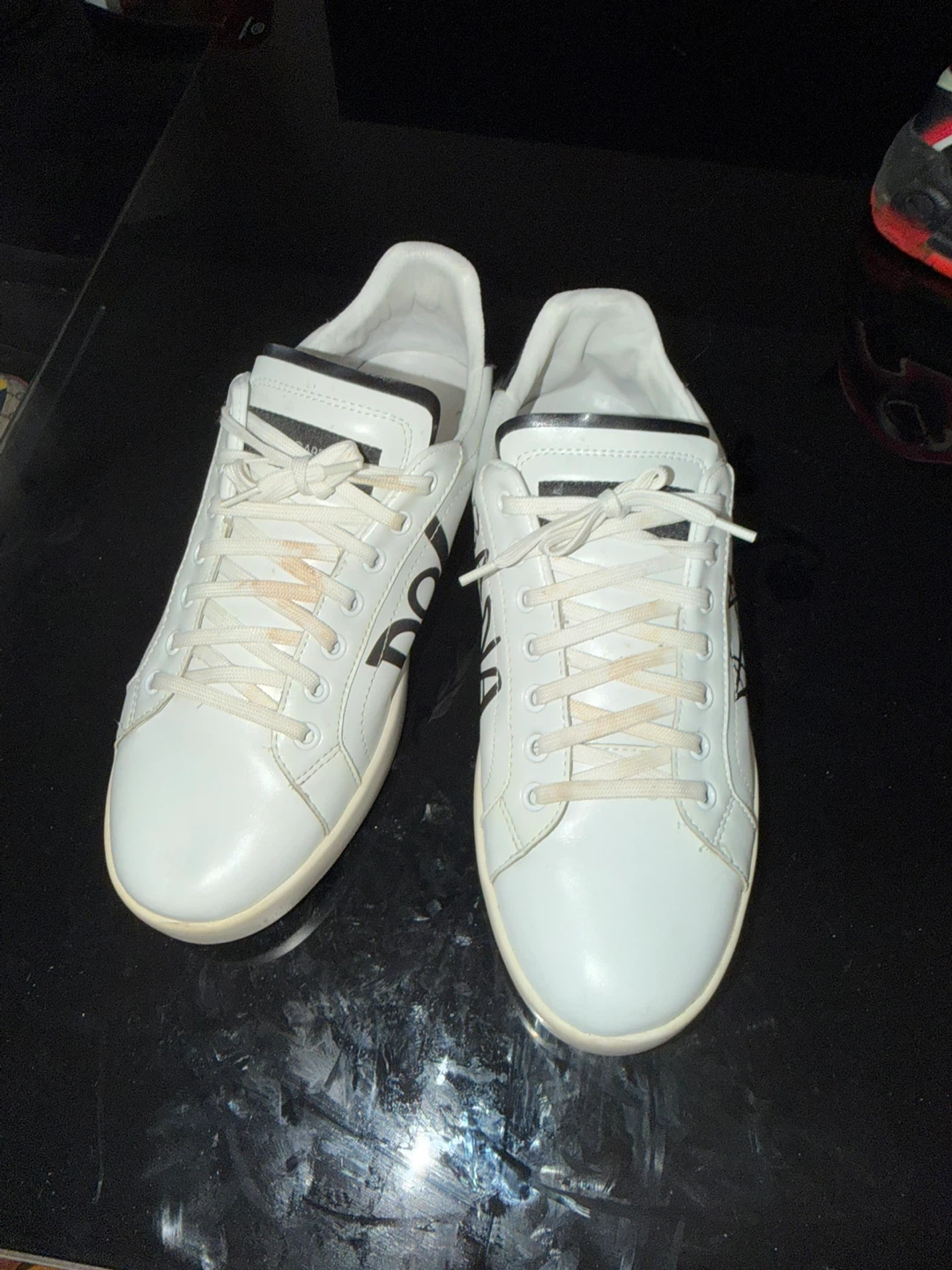 Dolce & Gabbana White Leather Sneakers - photo 2