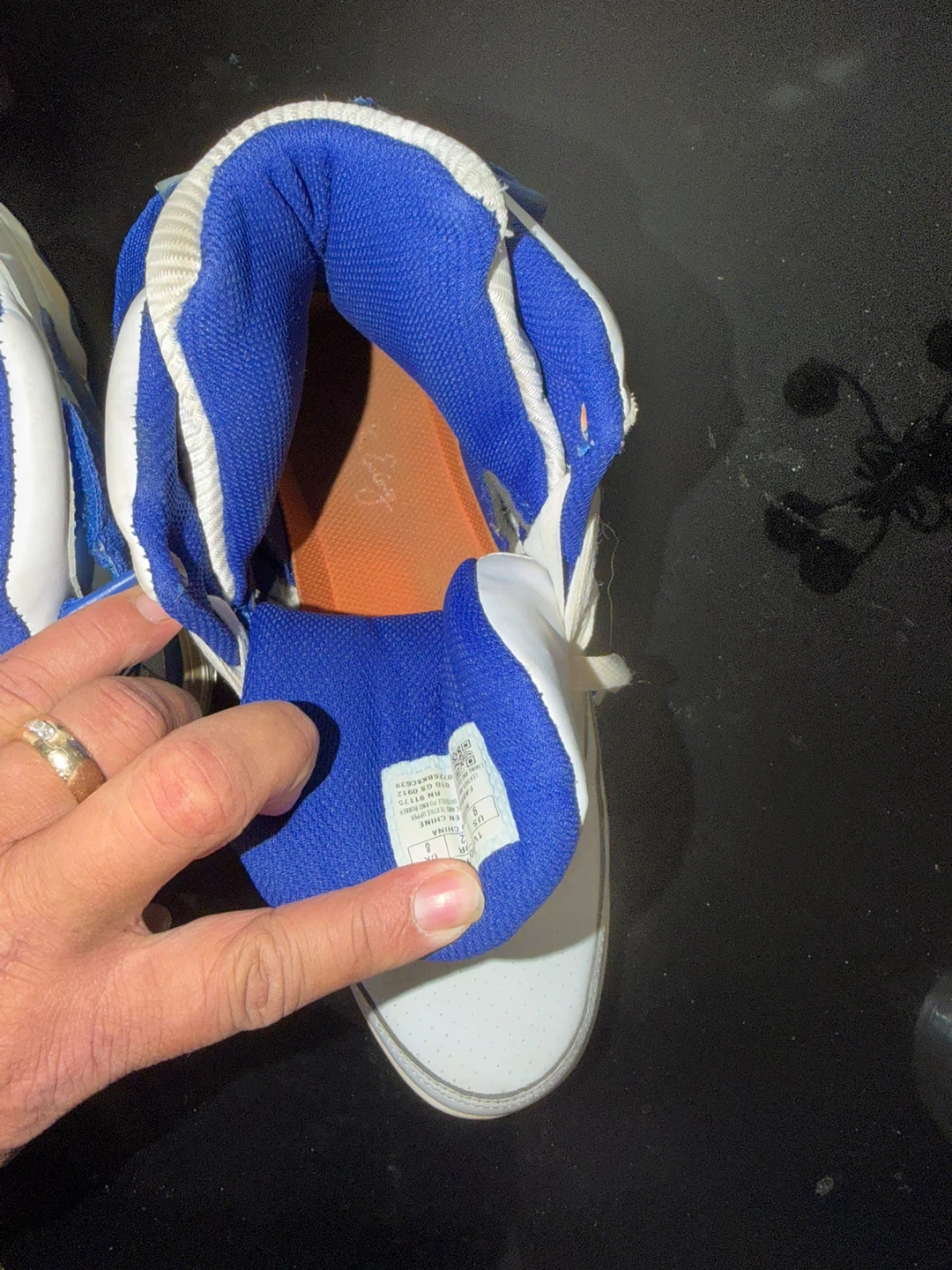 Ewing Athletics White & Blue High-Top Sneakers - photo 3